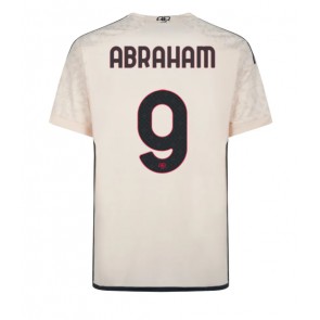 AS Roma Tammy Abraham #9 Koszulka Wyjazdowych 2023-24 Krótki Rękaw